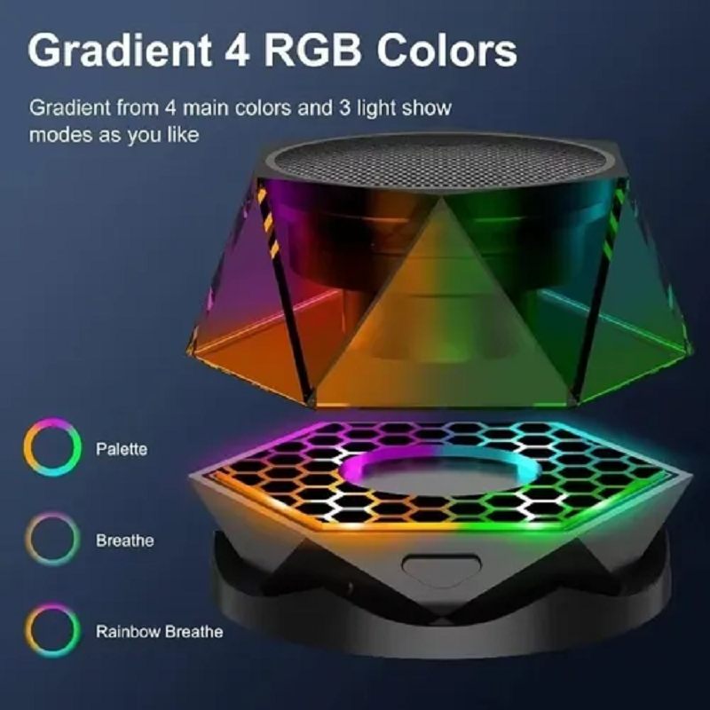 Miniatura 6 de Parlante mini hexagonal rgb